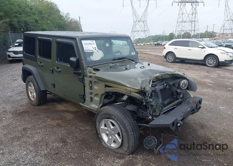 2015 Jeep Wrangler Unlimited Sport из США, поврежденный, VIN 1C4BJWDG0FL585492
